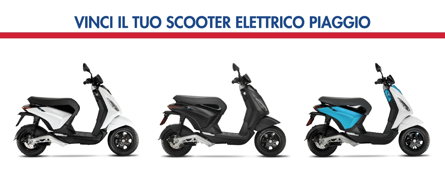 Concorso premi "VINCI IL TUO SCOOTER ELETTRICO PIAGGIO"